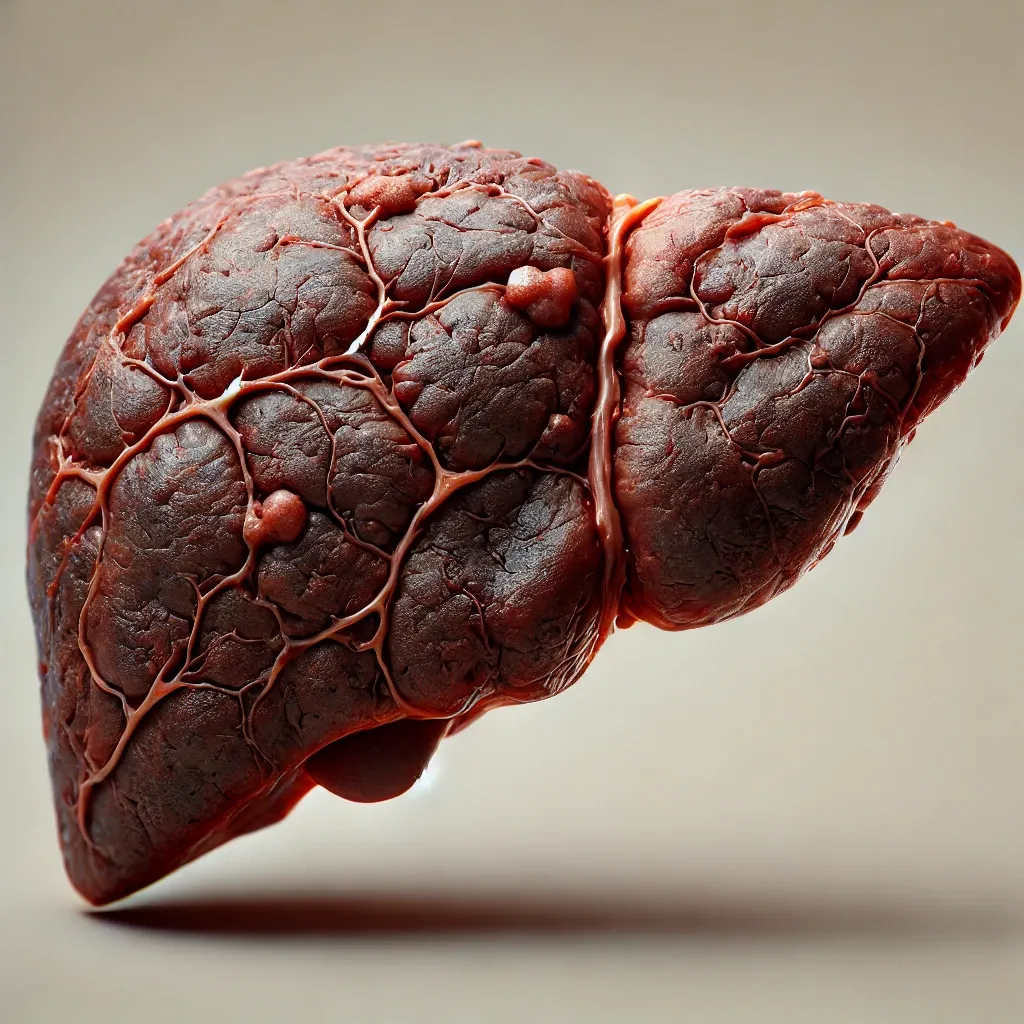 imgi_13_DALL·E-2025-01-29-13.16.18-A-highly-realistic-3D-illustration-of-a-human-liver-with-cirrhosis-showing-a-rough-dark-brown-and-reddish-surface.-The-liver-should-feature-visible-